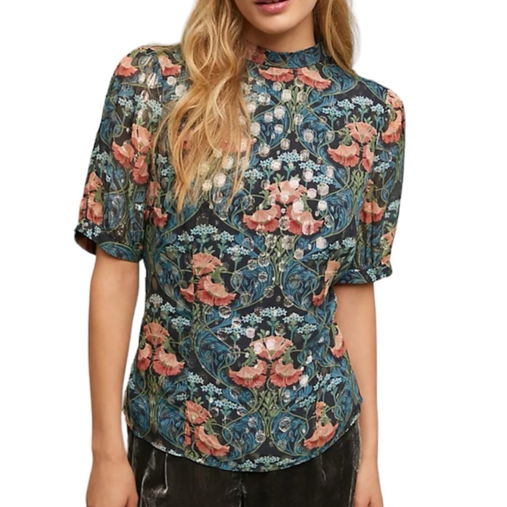 Anthropologie Meadow Rue Basilique Top